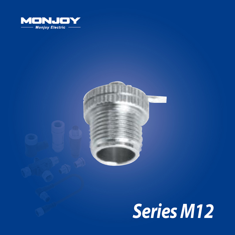 M12*1.0，金属带钢丝绳防尘盖， 用于孔端