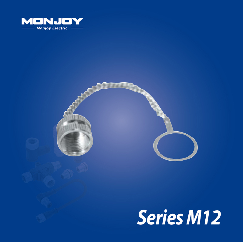  M12*1.0，金属带链防尘盖，用于针端