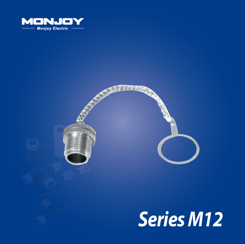  M12*1.0，金属带链防尘盖，用于孔端