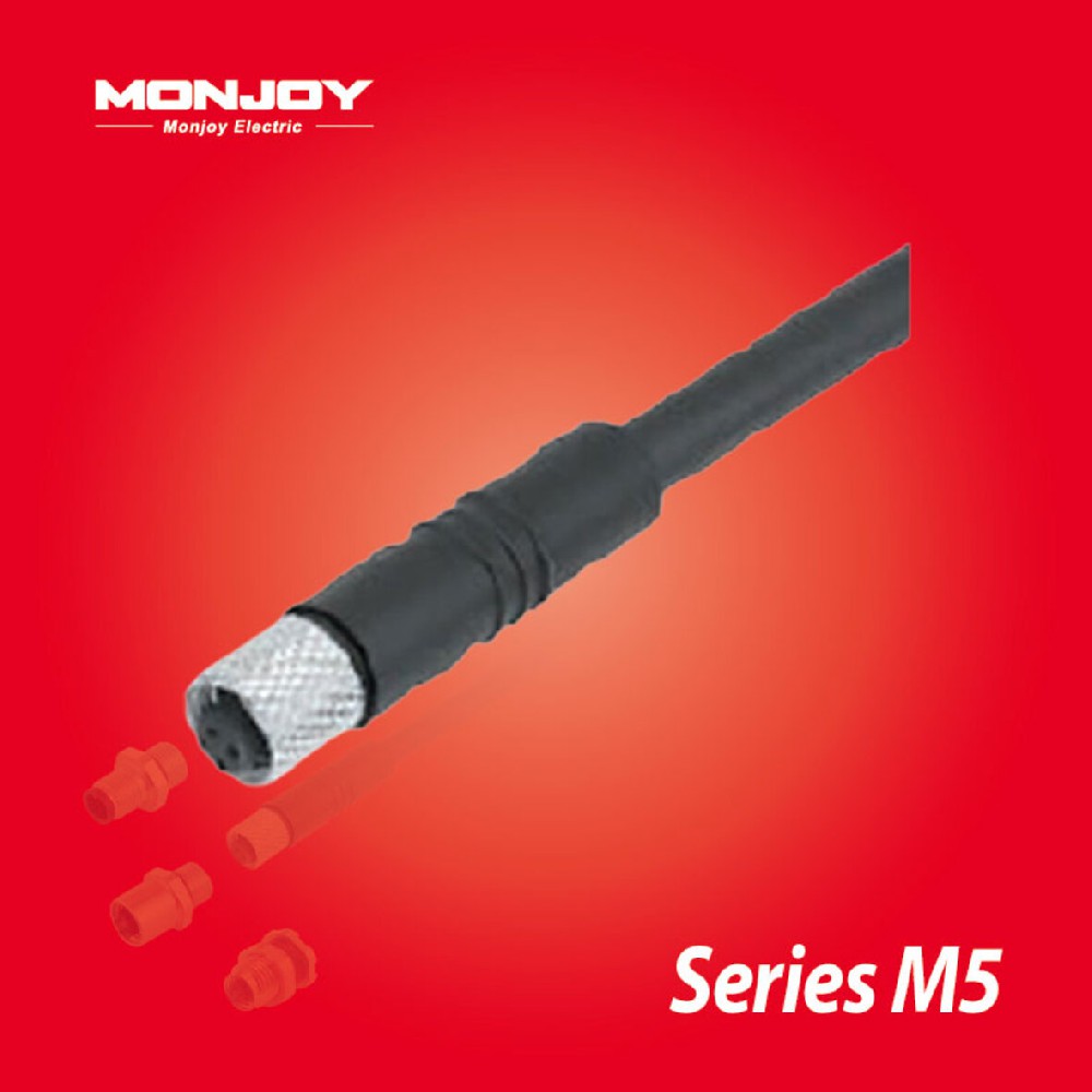 M5*0.5，直式，孔，浇铸电缆连接器
