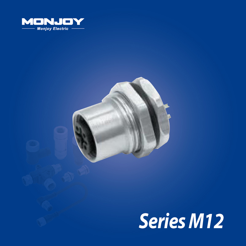 M12*1.0，A标准，孔，浸焊， 板前，底座
